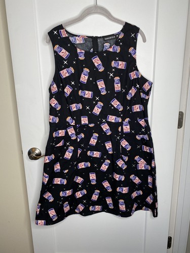 Dangerfield Unicorn Tears Dress 100% Cotton Plus s