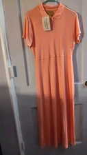 NWT Sostanza Maxi Dress Peach  Sz L