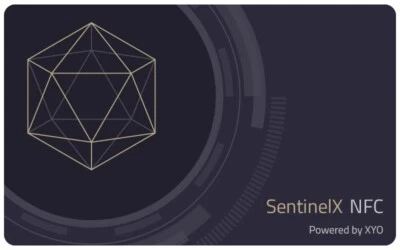 NEW Official XYO NFC SentinelX, COIN App x12 Crypto Geomining - Unshared