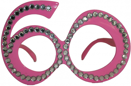Occhiali con montatura di diamanti rosa 60 anni | eBay