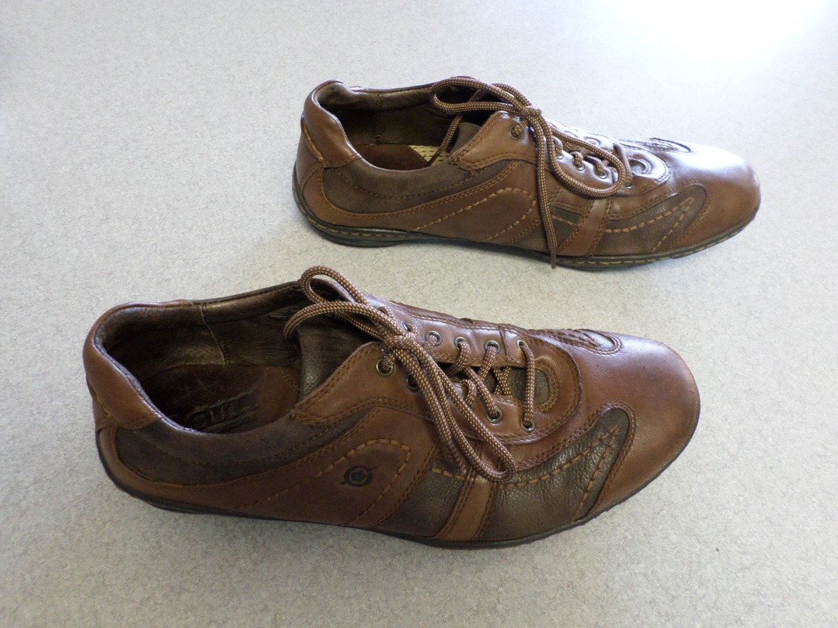 Born Brown Leather Rugged All Terrain Oxford Shoes Sz 11 Mens Born Shoes Mens 13 Vintage Oxford Casual B5455 Brown Leather  main image 4