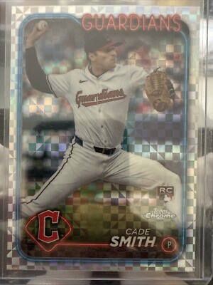 2024 Topps Chrome Update Cade Smith X-Fractor Rookie #USC188 Guardians ...