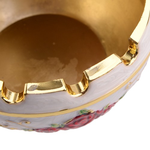 Kreativ Retro Runden Aschenbecher mit Deckel Winddicht Aschenbecher Ascher 1pc - Picture 6 of 7