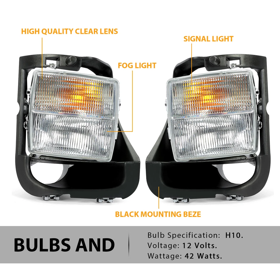 Nuevo kit de luces antiniebla y señal de lente transparente apto para Cadillac CTS CTS-V 2004-2007 Foto 4 de 4