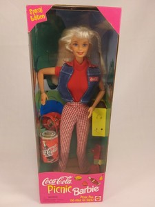 barbie doll coca cola