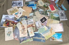 Junk Journal Lot 49 Antique Vintage Paper Ephemera Greeting, Postcards As Is