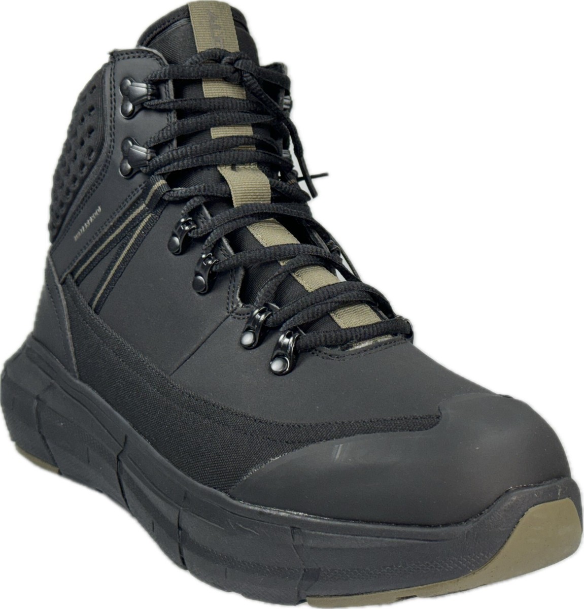 Aldo Men\'s Black and Gray Boots Aldo Mens Size 9.5 Street Wear Mid Casual Ankle Boots Dress  main image 3