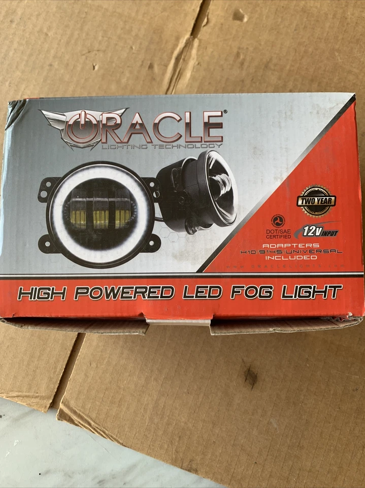 Luces antiniebla LED de alta potencia Oracle 5775-003 ROJAS para Jeep Wrangler JK 07-15 Foto 4 de 4