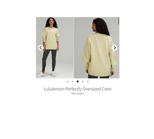 Lululemon Perfectly Oversized Crew Pullover. Dew Green Size 12