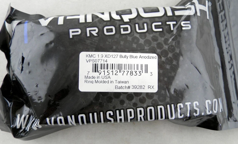 KMC 1.9 XD127 Bully Blue Anodized Wheels (2Pk) - Vanquish #VPS07714 - Image 3 of 3