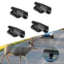 4PCS Durable Animal Black Car Alarm System Deer Whistle Repeller Ultrasonic
