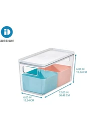Rosanna Pansino iDesign Recycled Plastic Kitchen Storage Bins Open Box New
