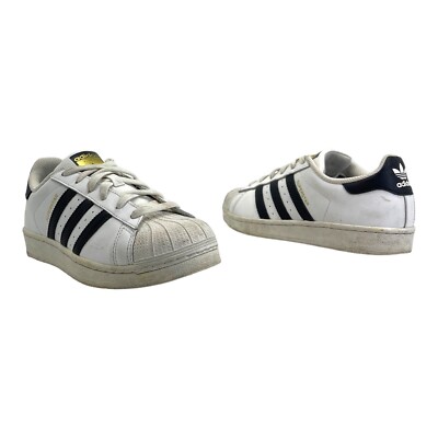 ADIDAS Mens 6 Womens 7.5 Leather Superstar Classic Low Top Sneakers Shell  Toes | eBay