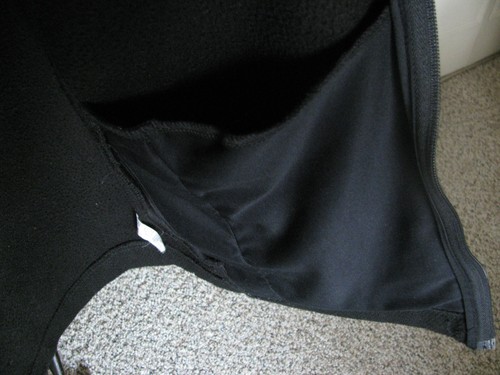 Men's Van Heusen Travelers Black Fleece Zip Front Vest Size Large - Picture 5 of 6