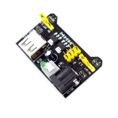 Easy To Use Breadboard Power Module with 5V and 3.3V for MB102 Bread Board