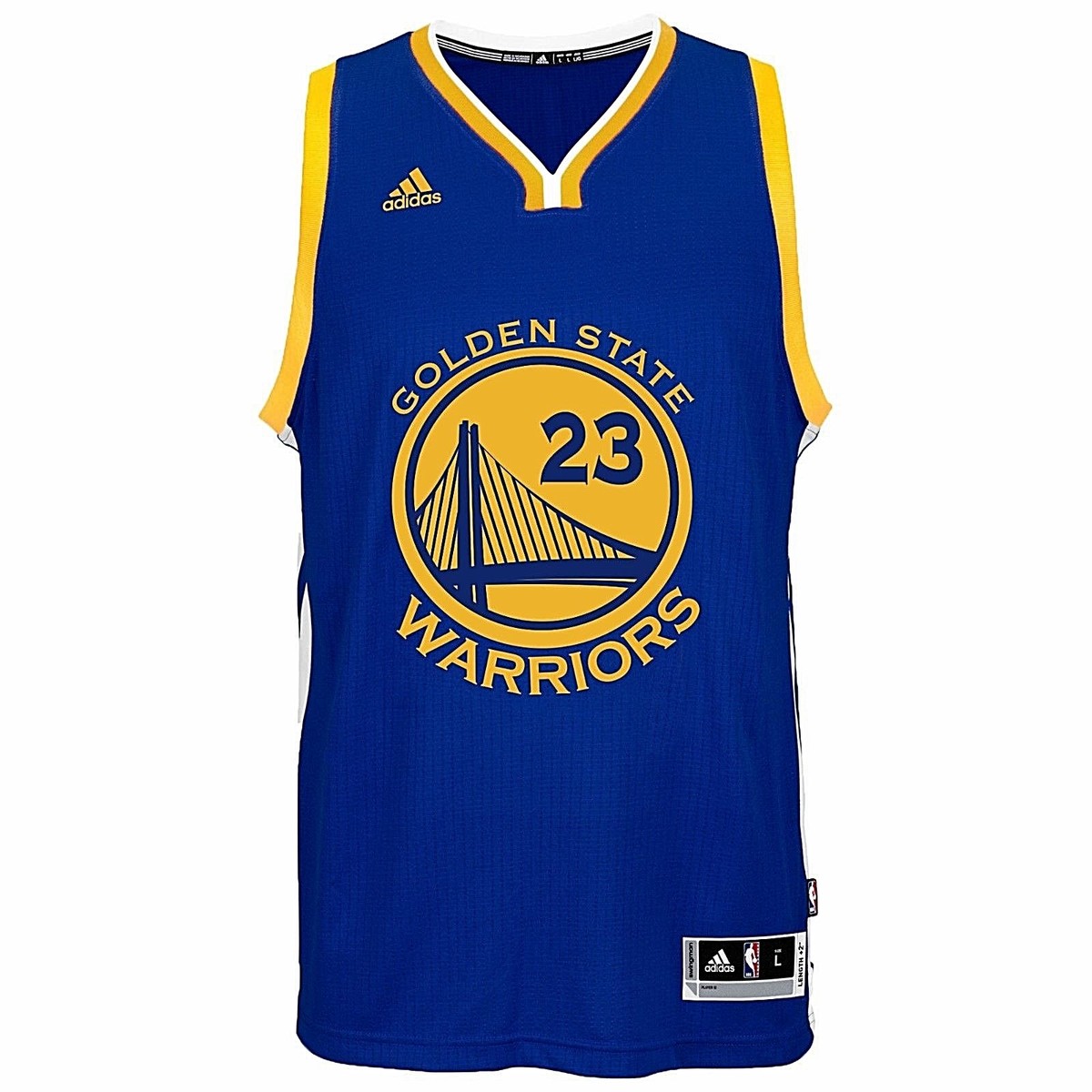 Draymond Green Unsigned Golden State Warriors Blue Adidas Swingman Jersey Size XL