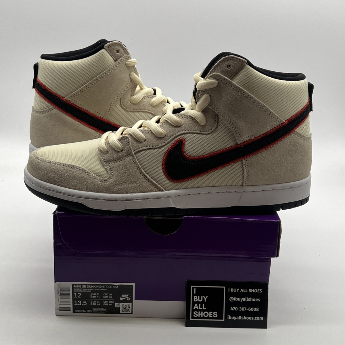 Nike SB Dunk High Pro PRM San Fransisco Giants DO9394-100 Mens Shoes - Size 8.5 Nike SB Dunk High PRO PRM  main image 2