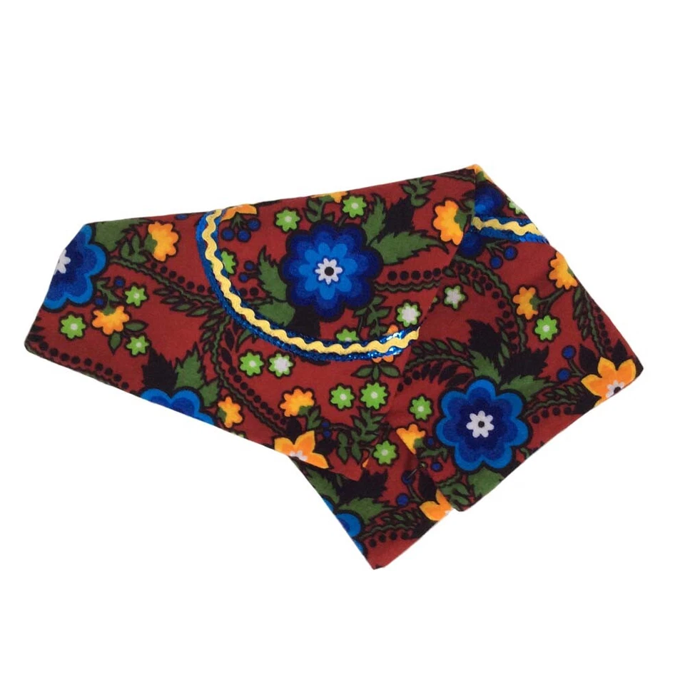 Love/Heart & Blue Sequins Floral Flannel Decorative Pillow Case / Cushion Cover - Image 4 of 4