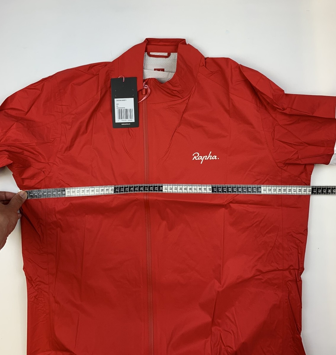 RAPHA Men's Core Rain Jacket II Size 2XL Red NWT | eBay