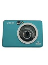 Canon Ivy CLIQ 2 Teal Instant Camera Printer Missing Battery And Lid