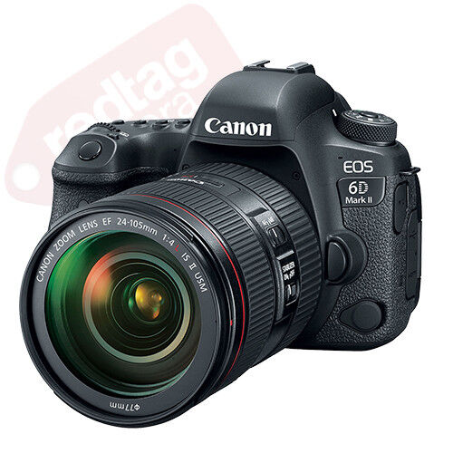 Canon EOS 6D Mark II DSLR Camera & 24-105mm f/4L II USM Lens+ 64GB Pro Video Kit - Picture 2 of 9