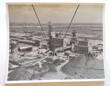 US Oil Industry Site Photo Photograph Silver Print Era