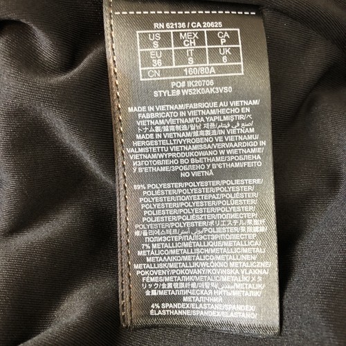 GUESS Metallic Wrap Black Dress Tulip Skirt Small - Picture 11 of 12