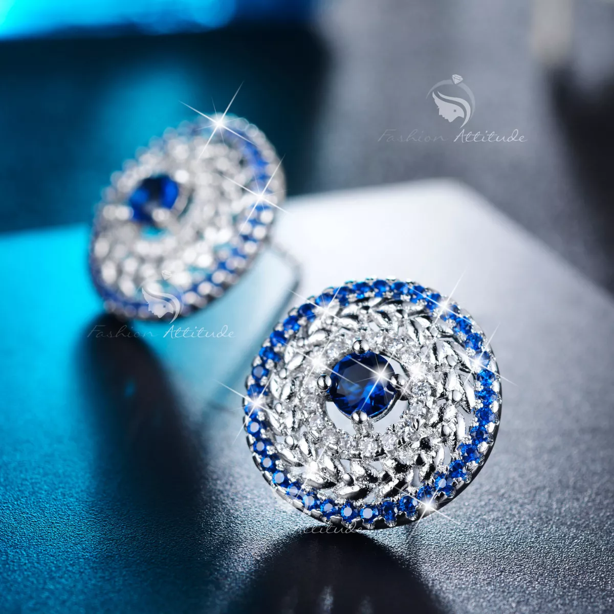 Swarovski leaf sale earrings