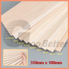 Balsa Wood Sheet 310mm x 100mm Model Making Architect Arts Crafts Wood Sheet
