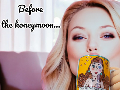 VINTAGE 1988 Wedding Bridal Before & After Honeymoon Gift Funny Graphic Mug