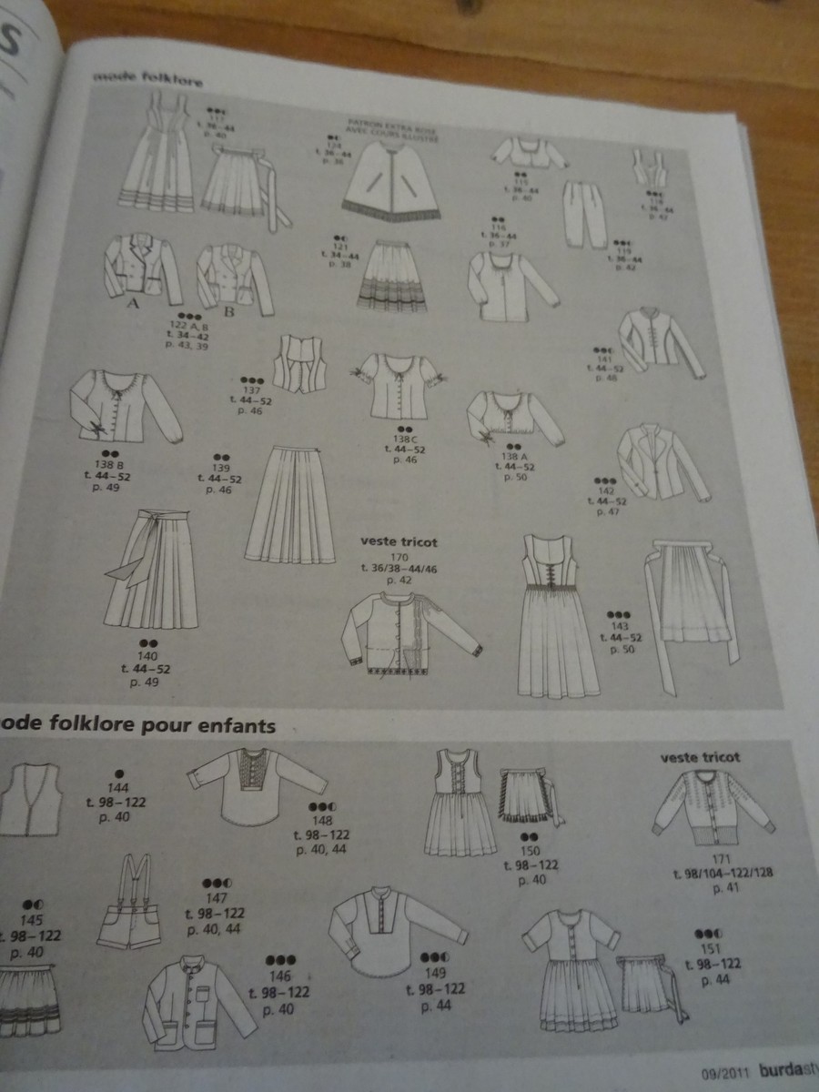 Magazine Burda Style Tzigane & Cie Esprit Peinture - Septembre 2011 N°141 - Occasion Collection