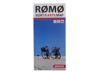 Römö 2024 2025 Karte Map Wandern Fahrrad Reiten Surfen Auto Straßen Straßenkarte - Bild 1 von 4