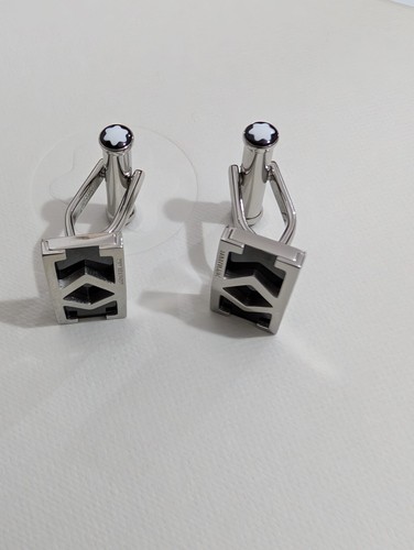 Montblanc Signature Collection Cufflinks - Stainless Steel Item: 114766 RRP £330 - Picture 6 of 9
