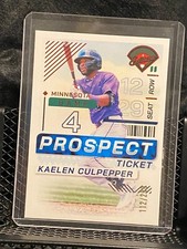 Kaelen Culpepper 2024 Prospect Edition Red #112/299 - Twins