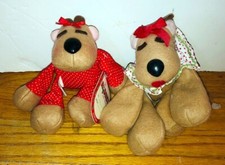 Vintage Lot 2 Hallmark Ramona From Rodney Reindeer Stuffed Animal Plush Toy 8