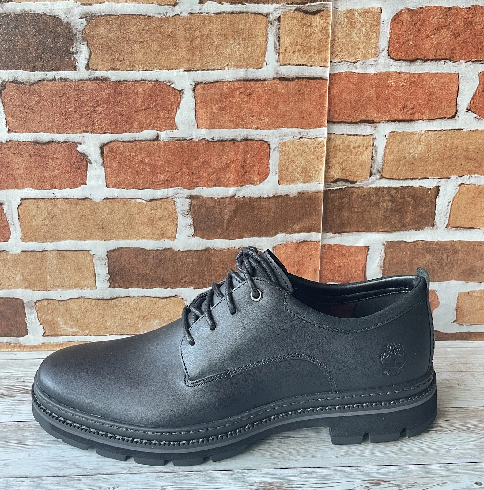 STIVALI TIMBERLAND PORT UNION OXFORD DA UOMO NERI A GRANA TAGLIA 10