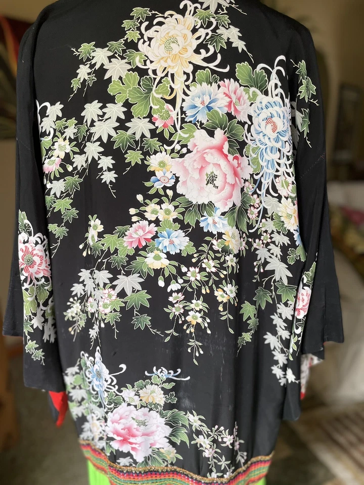 Theatrical Fringed KIMONO DUSTER Via production of Mary Poppins “Topsy”   ￼Osfm - Image 4 of 4