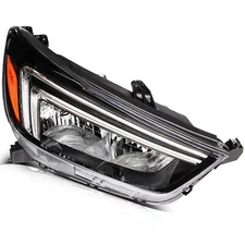 Right Passenger Black Halogen Headlights W/ LED DRL For Buick Encore 2017-2022