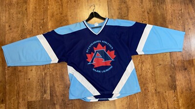 St. Catharines Athletics Major Lacrosse Box Jersey Uniform Circa 2000 Vintage
