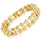 <!--F#f_0-->Stainless Steel Motorcycle Bike Chain Design Bracelet Men's Jewelry New AU<!--F/-->