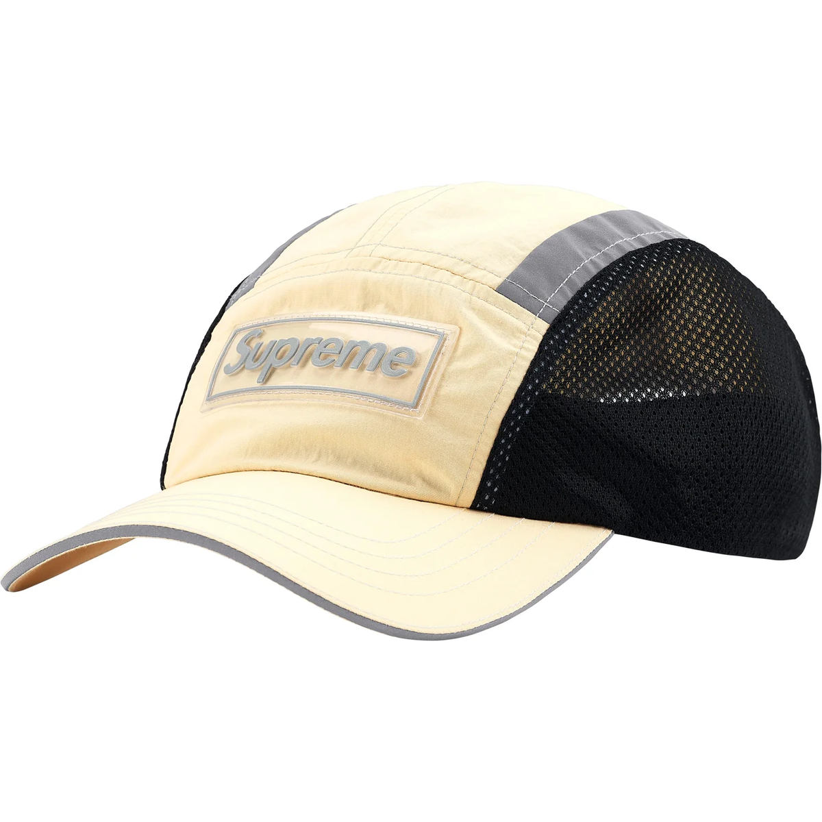 Supreme Side Mesh Camp Cap Black Cream Coral Blue 4colors