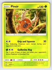 Pinsir 9/181 2019 Sun & Moon Team Up Pokemon Card TCG Non Holo Rare - Nm