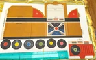 OLD VINTAGE IDEAL TAMMY DOLL CARDBOARD JUKE BOX 2 6 RECORDS UNUSED CONDITION!