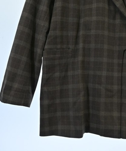 Ganni Casual Jackets BrownxWhite(Check Pattern) 36(Approx. S) 2200618382040 - Picture 5 of 6