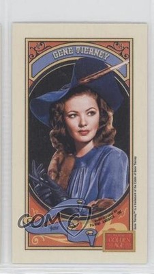 2014 Panini Golden Age Mini Hindu Brown Back Gene Tierney #103 1s8