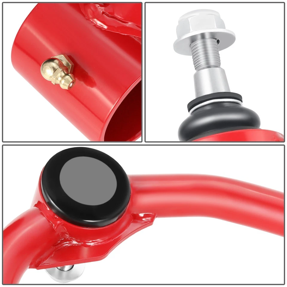 Brazos de control superiores delanteros rojos para F-150 Expedition Mark LT Navigator 2004-2017 Foto 3 de 4