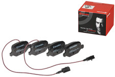 Brembo Brake Pad Set Rear With Anti-Squeak Plate Fits Fiat 500 595 695 500 C