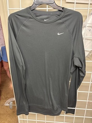 Nike Swim Men s Essential Dri-Fit Hydroguard Long Sleeve Rashguard Size M-EUC