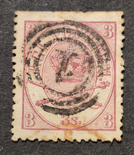 DANEMARK / YVERT N° 12 / OBLITERE / USED / COTE 100€