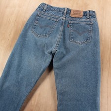 vtg 90s 1996 LEVI'S 505 Orange Tab stonewash denim jeans 34x34 tag
